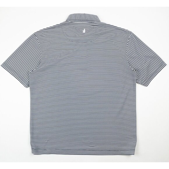 Johnnie-O Houston Astros Polo Shirt Men Medium Striped Prep-Formance Navy Stripe - Picture 4 of 13